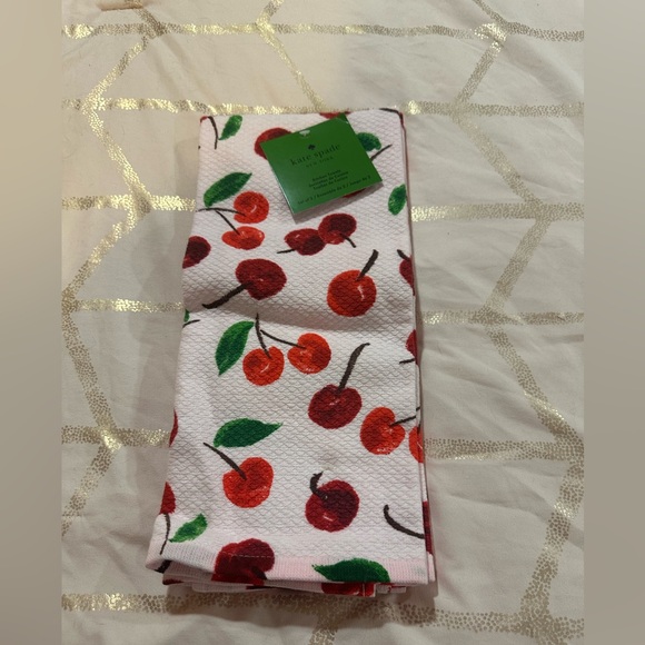 kate spade Other - Kate Spade Cherry Print Kitchen Towel - NWT